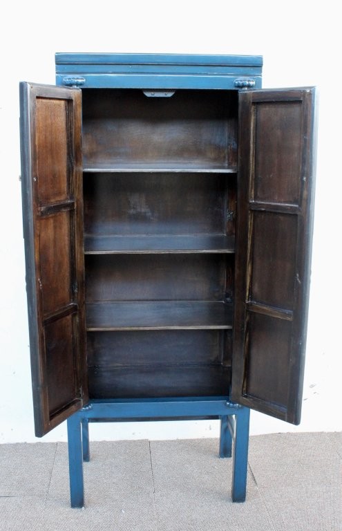 Tall Navy Blue 2 Door Wedding Cabinet